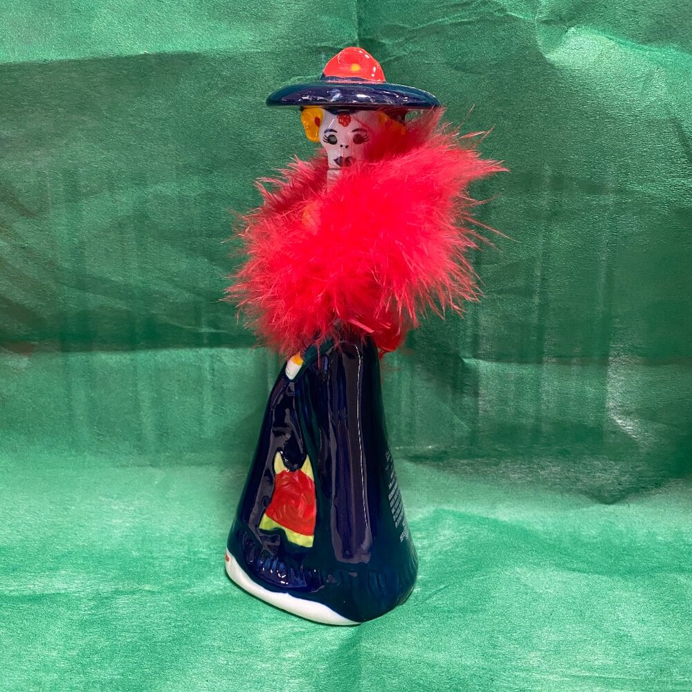 Tita Doña Celia Edition Tequila Blanco Bottle, "La Calavera Catrina"